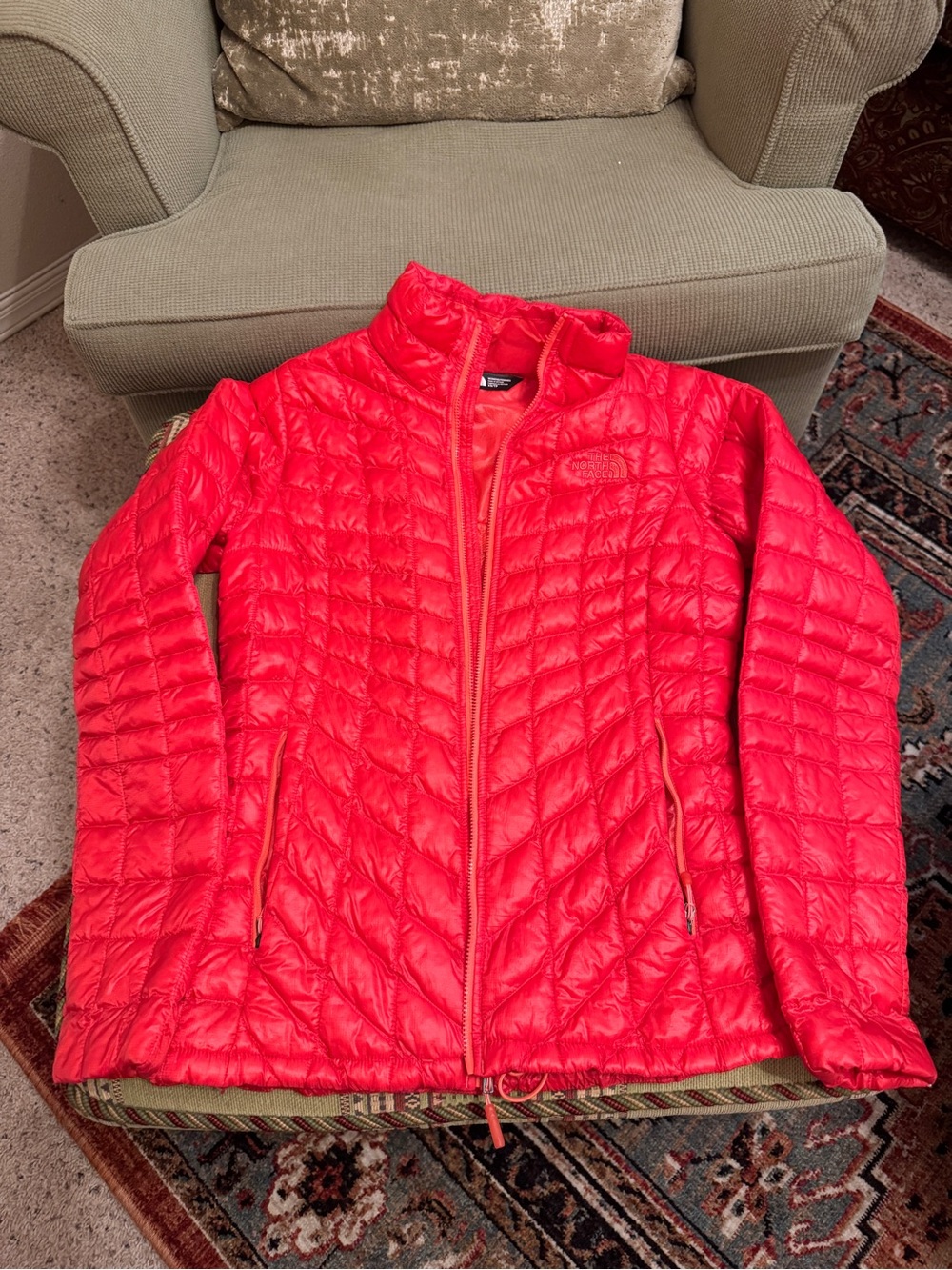 The North Face Women's Red Packable Quilted Puffer Jacket
